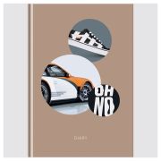 Ежедневник недатированный А5, 136л., 7БЦ, BG «Casual», матовая ламинация, выб. лак