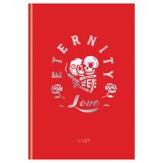 Ежедневник недатированный А5, 136л., 7БЦ, BG «Вечная любовь», soft-touch ламинация, тиснение фольгой