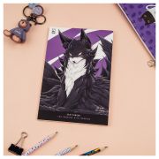 Скетчбук для рисования маркерами 50л. А5 на склейке MESHU «Anime cat», 90г/м2, soft-touch