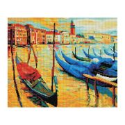 Алмазная мозаика ТРИ СОВЫ «Венеция», 40*50см, холст, картонная коробка с пластиковой ручкой