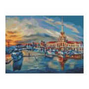 Алмазная мозаика ТРИ СОВЫ «Сочи», 50*70см, холст, картонная коробка с пластиковой ручкой