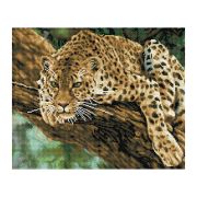 Алмазная мозаика ТРИ СОВЫ «Хищник», 40*50см, холст, картонная коробка с пластиковой ручкой