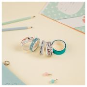 Набор клейких декоративных лент MESHU «Bubble friends», 5шт