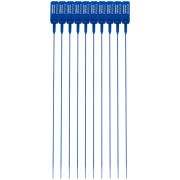 Пломба пластиковая сигнальная Альфа-МД 350мм, синяя