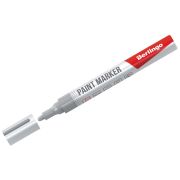 Маркер-краска Berlingo «Uniline PA400» серебро, 2-4мм, нитро-основа