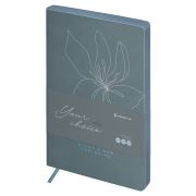 Ежедневник недатированный, А5, 136л., кожзам, Greenwich Line «Your choice. Grey», тон. блок, цветной срез