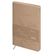 Ежедневник недатированный, А5, 136л., кожзам, Greenwich Line «Your choice. Beige», тон. блок, цветной срез