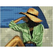 Алмазная мозаика ТРИ СОВЫ «Релакс», 30*40см, холст на деревянном подрамнике, картонная коробка с пластиковой ручкой