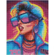 Алмазная мозаика ТРИ СОВЫ «Диджитал», 30*40см, холст на деревянном подрамнике, картонная коробка с пластиковой ручкой