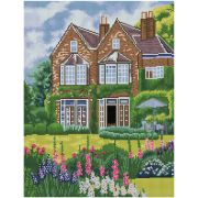 Алмазная мозаика ТРИ СОВЫ «Усадьба», 40*50см, холст на деревянном подрамнике, картонная коробка с пластиковой ручкой