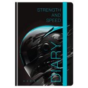 Ежедневник недатированный А5, 128л., 7БЦ, BG «Скорость», глянцевая ламинация, на резинке