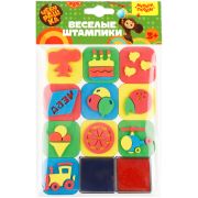 Набор штампиков для творчества Мульти-Пульти «Чебурашка», EVA, 10шт., с чернилами