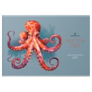 Альбом для рисования 24л., А4, на скрепке Greenwich Line «Octopus», 120г/м2