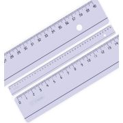 Линейка 40 см Стамм прозрачная