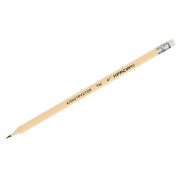 Карандаш чернографитный ТМ (HB) Красин «Конструктор» круглый, заточеный, с ластиком