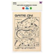 Набор досок для выжигания и росписи по дереву ТРИ СОВЫ «Главный герой», 4шт., 15*21см, пакет с европодвесом