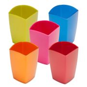 Стакан офисный ЛЮКС GLOSS ассорти СТАММ