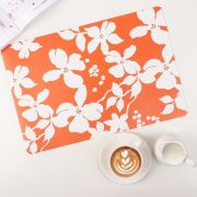 Салфетка кухонная 42х28 см «Гаваи», цвет оранжевый